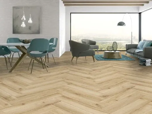 Podlaha Vinyl click Herringbone